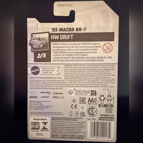 1995 FD Mazda RX-7 Falken Hot Wheels - Picture 4 of 4